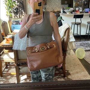 Stunning Camel Colored Leather Michael Kors Large Bag